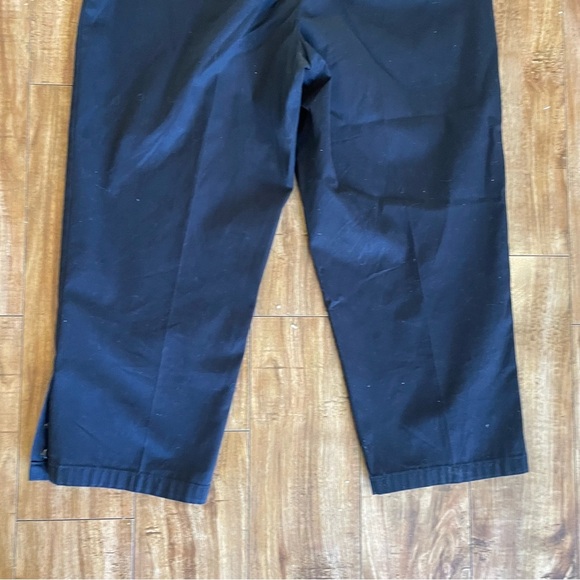 TALBOTS Women’s Black Perfect Skimmer Cropped Capri Pant Size 12 - Picture 8 of 8